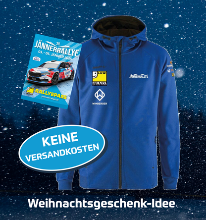 JR25 Package 2: Rallyepass und Kapuzenjacke